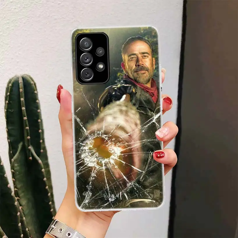 Negan The Walking Dead Phone Case for Samsung Galaxy A54 A53 A52 A14 A13 A12 A24 A23 A22 A34 A33 A32 A04S A03S A02S A42 A73 A72