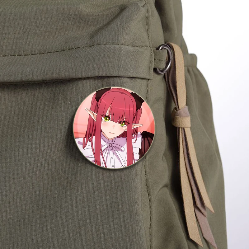 Anime My Dress-Up Darling Round Pins Cartoon Badges Cosplay Handmade Tinplate Brooch on Backpack Clothes Chest Ornament Gifts