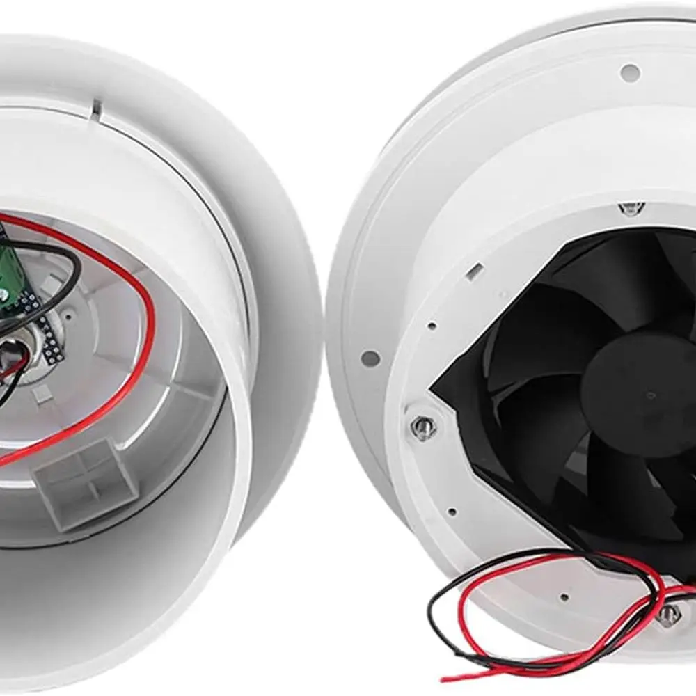 RV مروحة 12 فولت مروحة سقف 4000R/دقيقة LED سقف الهواء التهوية مصبغة مروحة التبريد المستديرة للمعسكر السفر مقطورة فان متنقل Acce