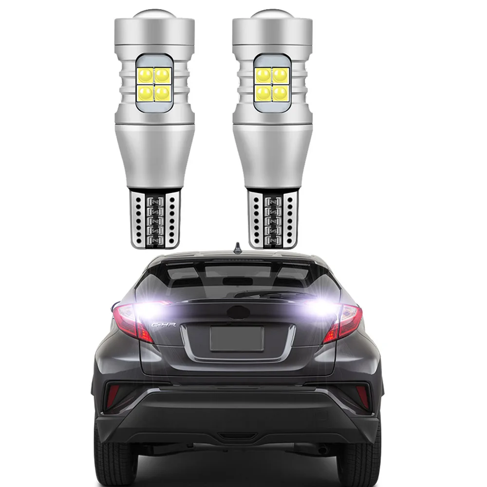 

2pcs For Toyota C-HR CHR 2016 2017 2018 2019 2020 2021 2022 2023 Canbus LED Backup Reversing Lights T15 W16W