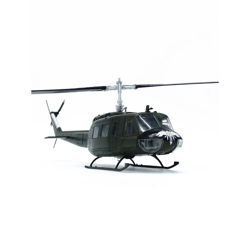 Diecast 1:48 Scale American UH-1 Huey Helicopter Simulation Alloy Static Aircraft Model Collectible Toy Gift