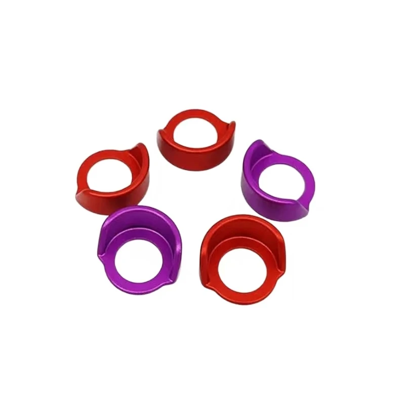 Anodized multi-colored aluminum alloy special-shaped machining parts Model Equipment decoration / functional parts