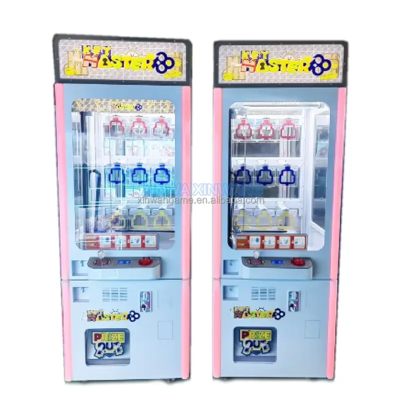 20262026for Mini Key Master Game Center 9 Slots Arcade Black Coin Pusher Prize Vending Machine For Skill Game and Prize Redempti