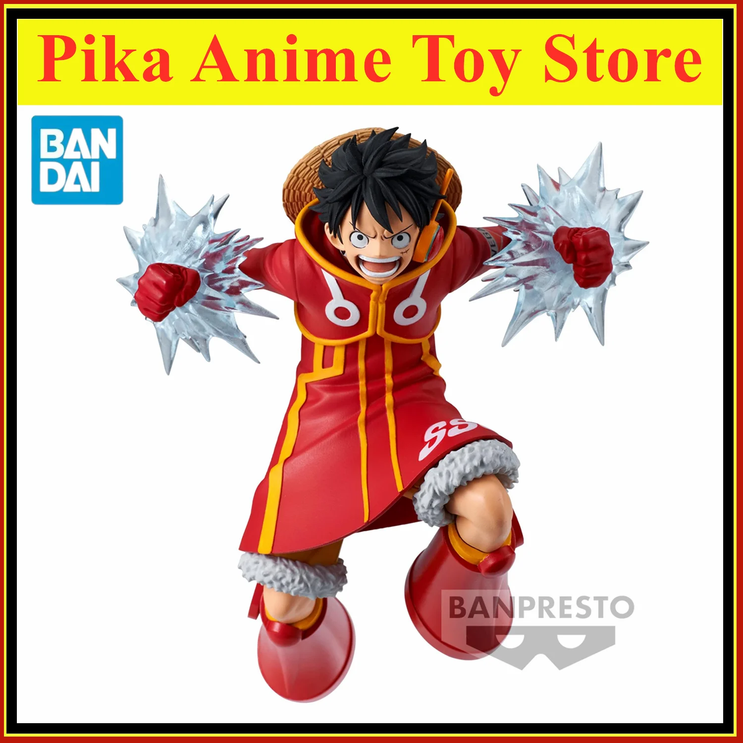 Original BANPRESTO BRC One Piece Monkey D Luffy Turtle Island Anime Figure Toys PVC Model Collection Birthday Gift