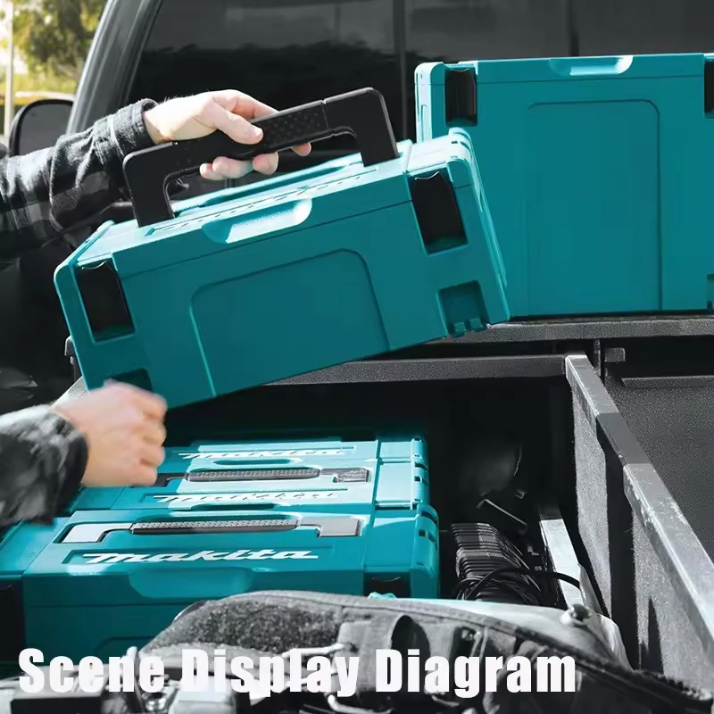 Makita MAKPAC Plastic Case Multi-layer Electric Drill Multi-functional Portable Equipment Storage Sell Separately 1PCS Tool Box