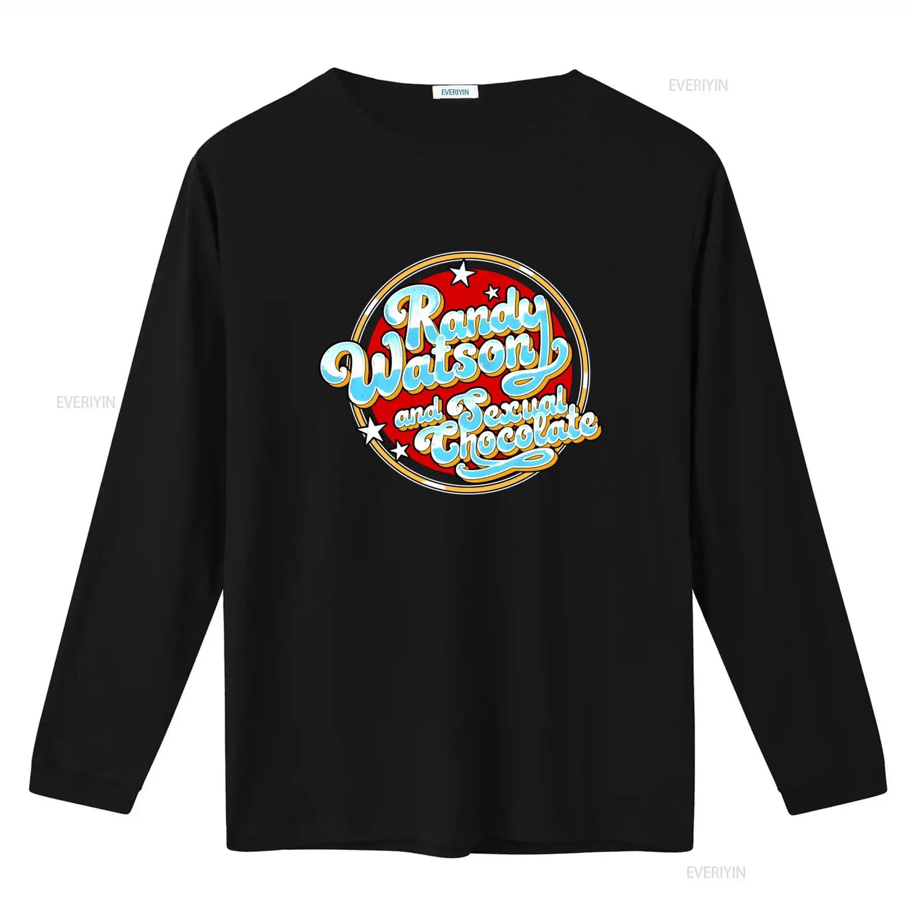 Randy Watson and Sexual Chocolate Retro Style T Shirt for Casual Fashion vintage Washed fashion Slightly Top For Everyday Wear