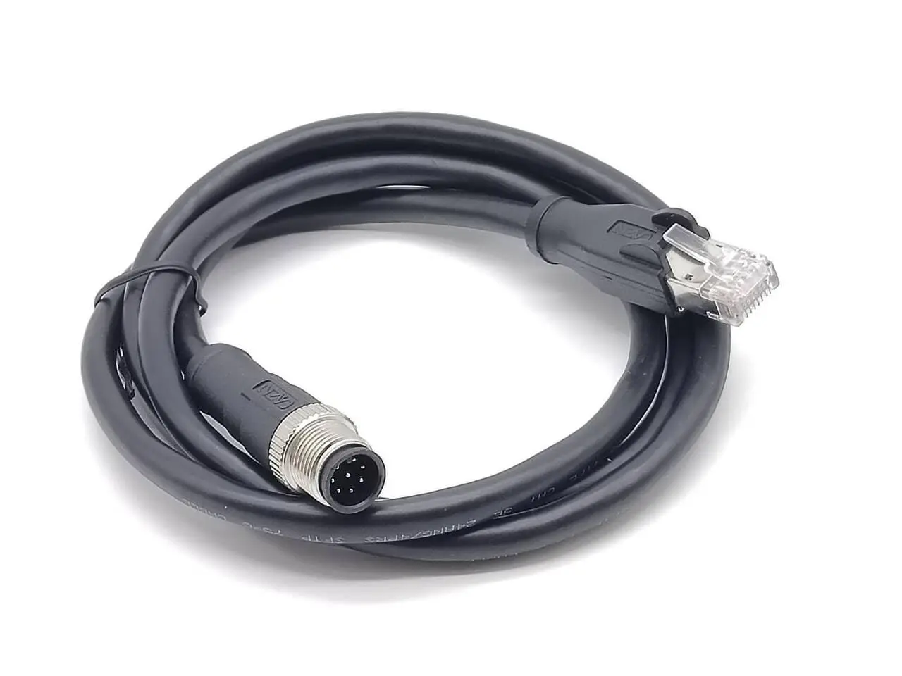 cabo-ethernet-m12-para-rj45-conector-m12-de-8-pinos-macho-para-conector-rj45-macho-cabo-de-dados-de-1m-awg24