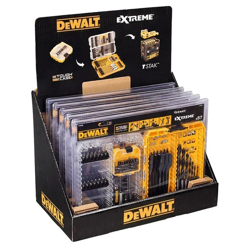 Dewalt DT70734 DT70705 DT70758 Набор сверл по металлу TSTAK со спиральным и плоским сверлом для металлообработки столярных работ и электриков