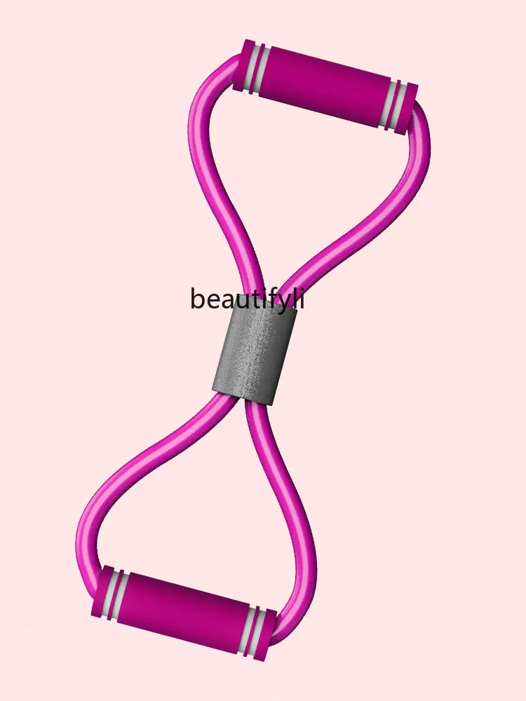 Chest Expander Household Pulling Rope Yoga Equipment Female Open Shoulder Shaping Tool Practice Shoulder Eight-Word Rope