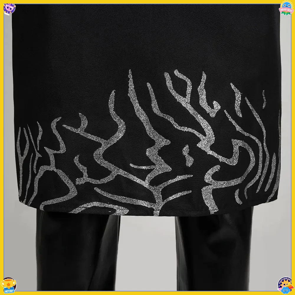 مجموعة أزياء أنيمي فيلم الأولاد لعب الأدوار التأثيرية للحفلات لـ K-POP: شيطان الصيادين الأولاد جينو أزياء تنكرية لحفلات الهالوين