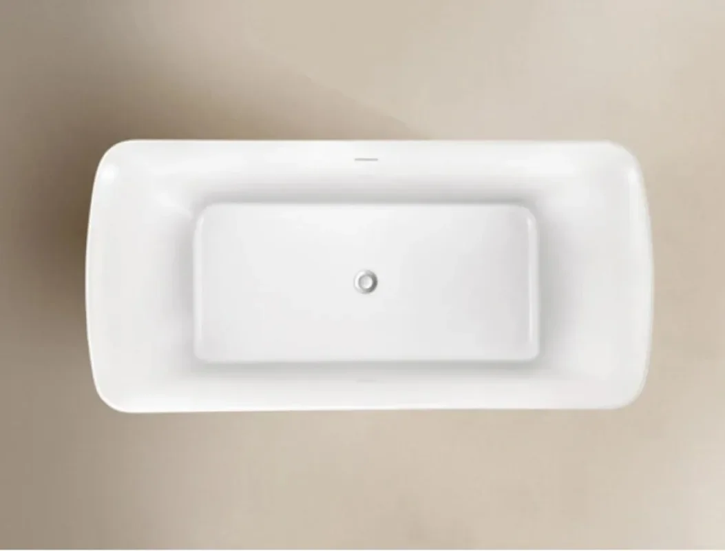 

【2026】Dark Blue Acrylic Freestanding Bathtub Freestanding Bath Tub Soaking Bathtub