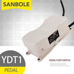 Pedale interruttore pedale pulsante Controller YDT1-20 101 retromarcia con cavo custodia in alluminio doppio controllo motore monofase trifase