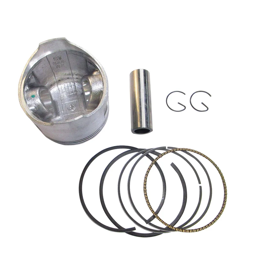 Gasoline engine piston assembly 168F-6.5 generator GX200 pump accessories: piston + piston pin + spring + piston ring