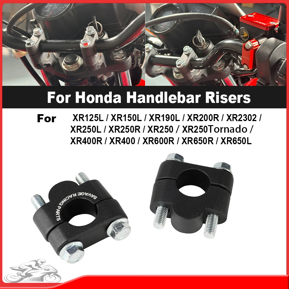 Para Honda XR125L XR150L XR190L XR250L XR650L XR230 250 400 XR200R XR250R XR400R XR600R XR650R soporte de barra elevadora de manillar