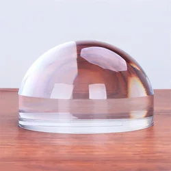 4X Dome/Paperweight Magnifier with Storage Bag, 95mm Table Magnifying Dome Magnifying Glass Acrylic Optical Magnifier 돋보기