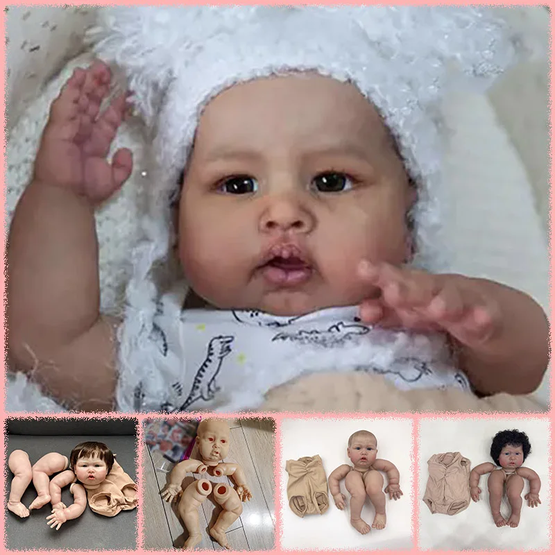 

23Inch Already Painted Kits/Un painted Kit Reborn Blue Sparrow Doll Kit Soft Touch Fresh Color DIY Doll Parts With Cloth Body