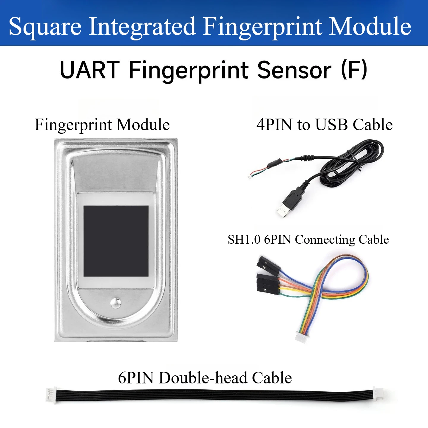 Fingerprint Module for Raspberry Pi, UART Communication, Fingerprint Enrollment, Comparison & Extraction, USB Fingerprint Lock