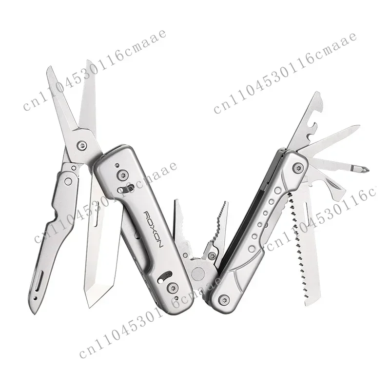 ROXON S802 Multifunctional Pliers, Outdoor Camping Folding Tools, Scissors, Universal Portable Emergency Equipment