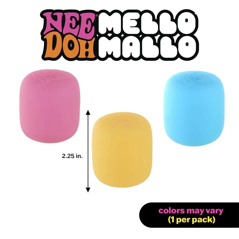 Needoh Mello Mallo TPR Sunlight Changes Color Fidget Toy Non-toxic Soft Squishy Elastic Squeeze Decompression Relax Portable Toy