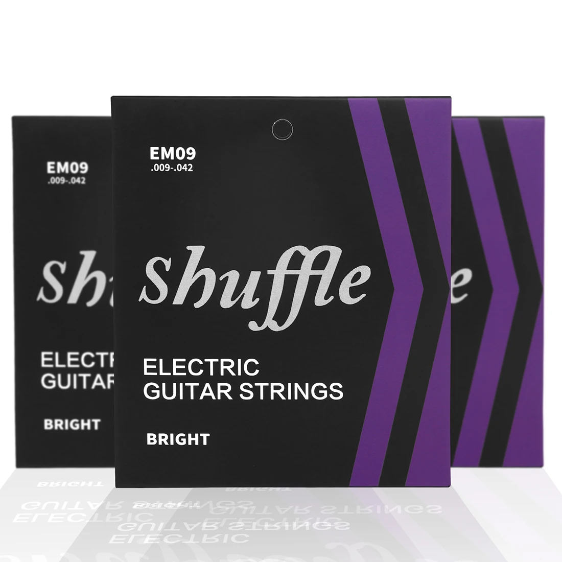 SHUFFLE EM09 Electric Guitar Strings Hexagonal Alloy Nickel Steel Wound Guitarra Strings Electric Guitar Parts & Accessories