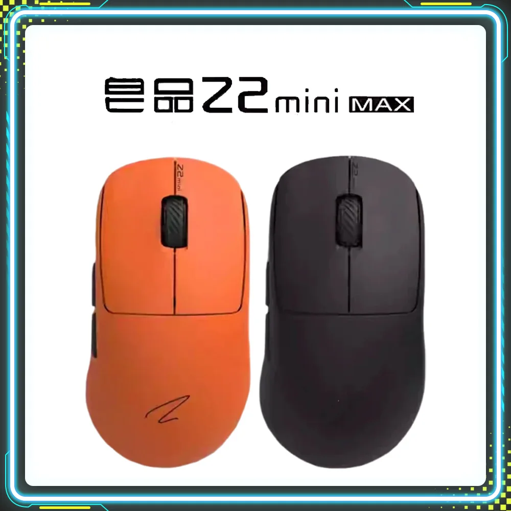 

Рекламные продукты Zaopin Z2 Mini Black Orange Игровая мышь 8K Легкая эргономичная беспроводная трехрежимная мышь с низкой задержкой ПК Подарки