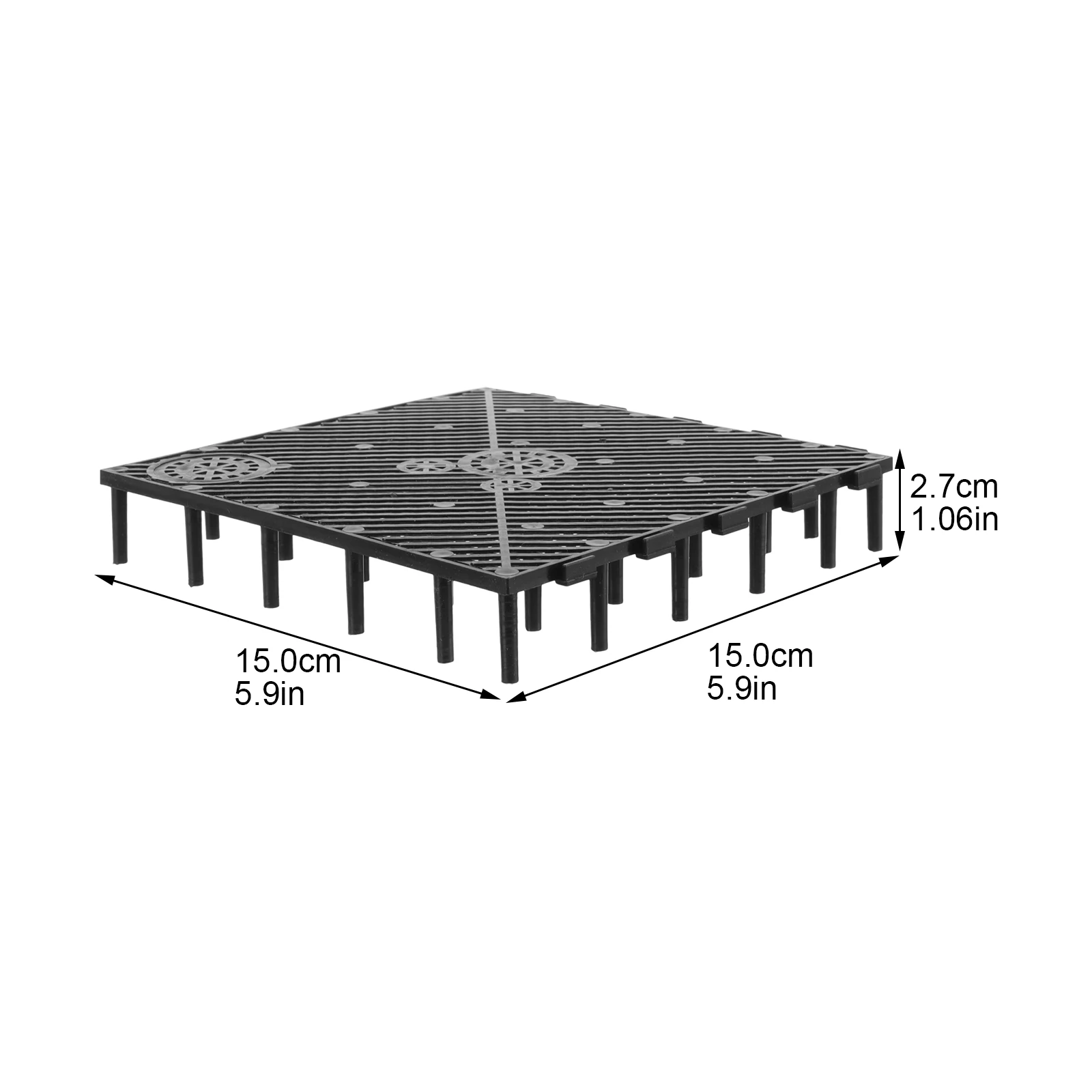 10/20pcs Aquarium Bottom Grid Plate Pvc Plate Bottom Plate PVC Splicing Combination Clapboard Board Divider Pvc