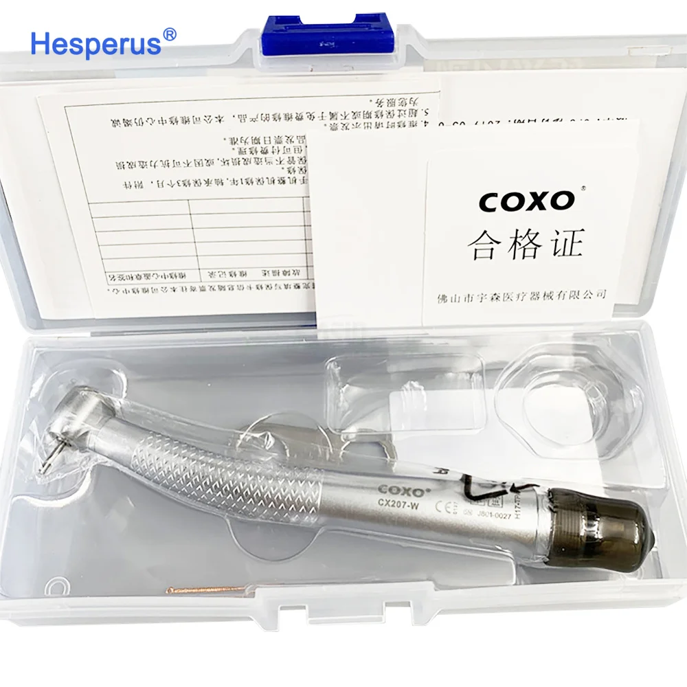 

COXO CX207-W push button handpiece 2/4 Hole Air Turbine handpiece high speed handpiece