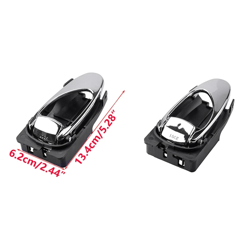 2Pcs Car Interior Door Handle For Daewoo Leganza 1997 1998 1999 2000 2001 2002 Accessories