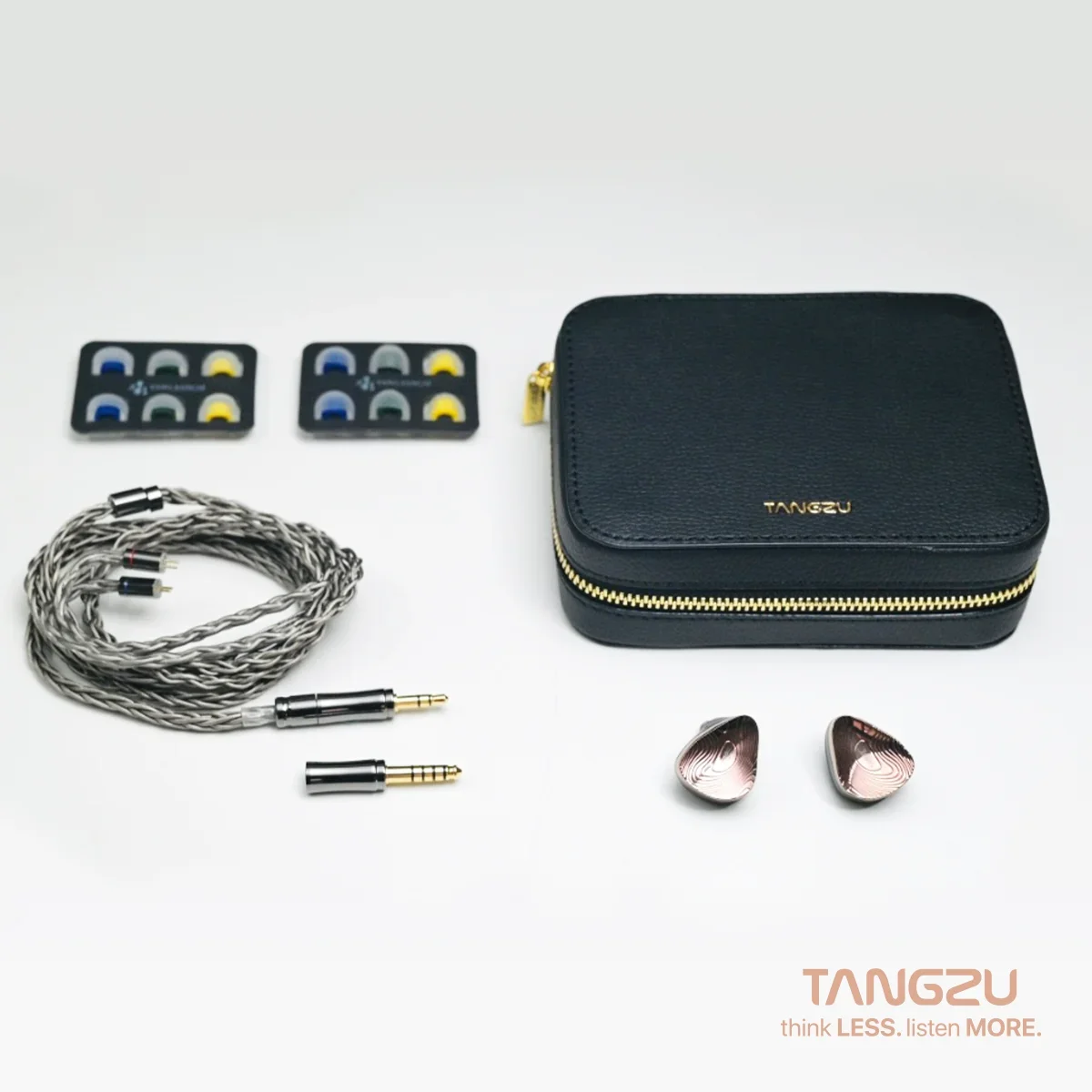 TANGZU XuanWu Gate 1DD 4BA 2EST auriculares intrauditivos híbridos Monitor IEMS auriculares HIFI con enchufe extraíble de 4,4mm