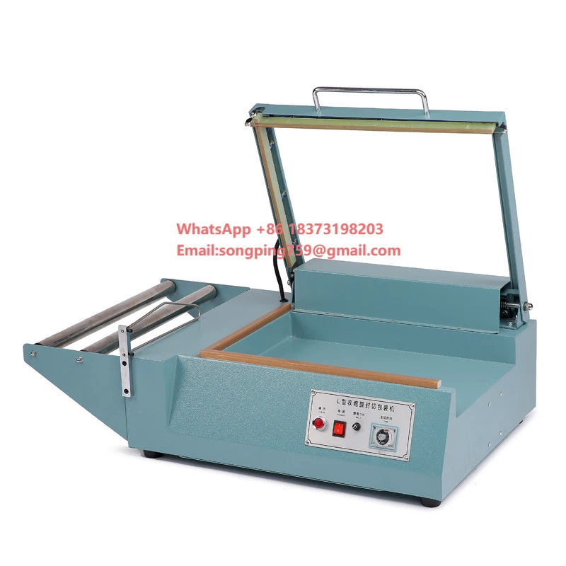 

Wallepac Portable WL-380 Manual L-type Sealing Cutting Packing Machine Heat Shrink Film Sealer Hand-pressed Packaging Equipment