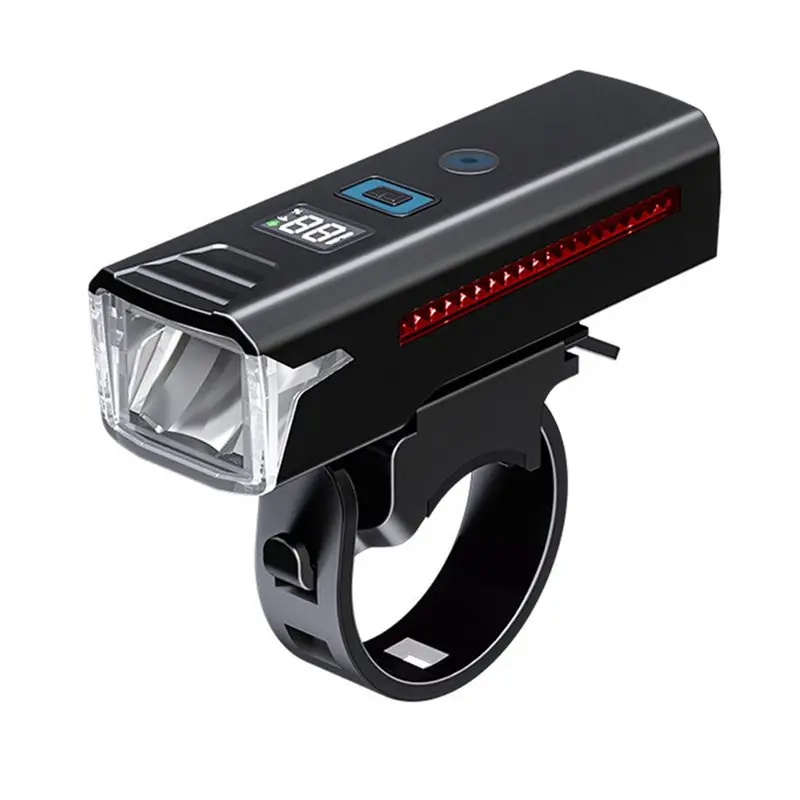 

ABHS-Aluminum Alloy Bicycle Lamp Smart Bike Headlight, Rechargeable Waterproof Light For Cycling
