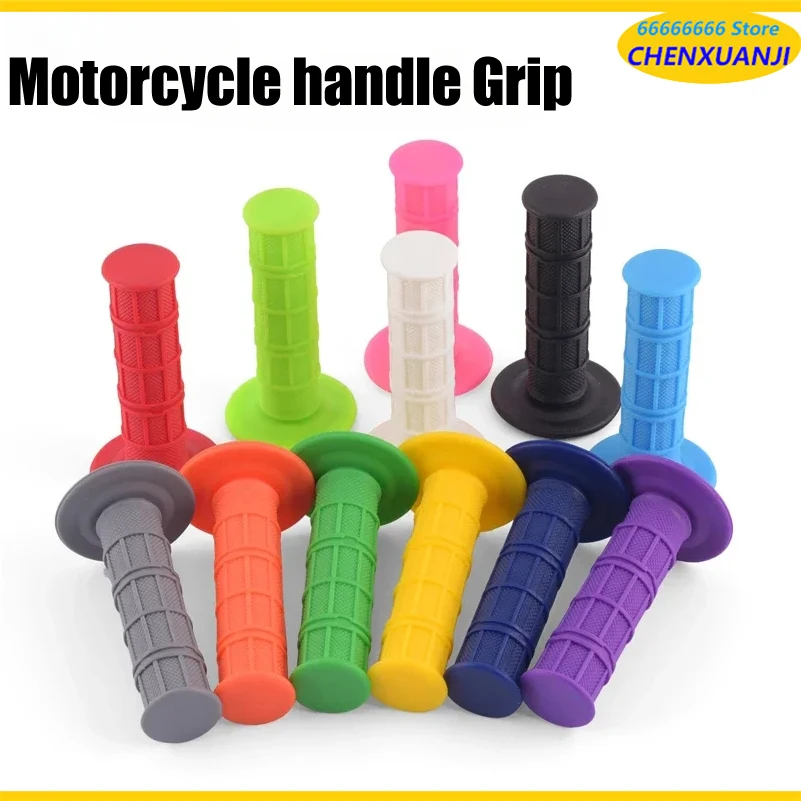 7/8'' 22mm Universal Motorcycle Grips Handle Grip Rubber For Kawasaki ZX6R ZX7R ZX10R ZX14R ZX12R KX 65 85 125 250 KLX 125 250
