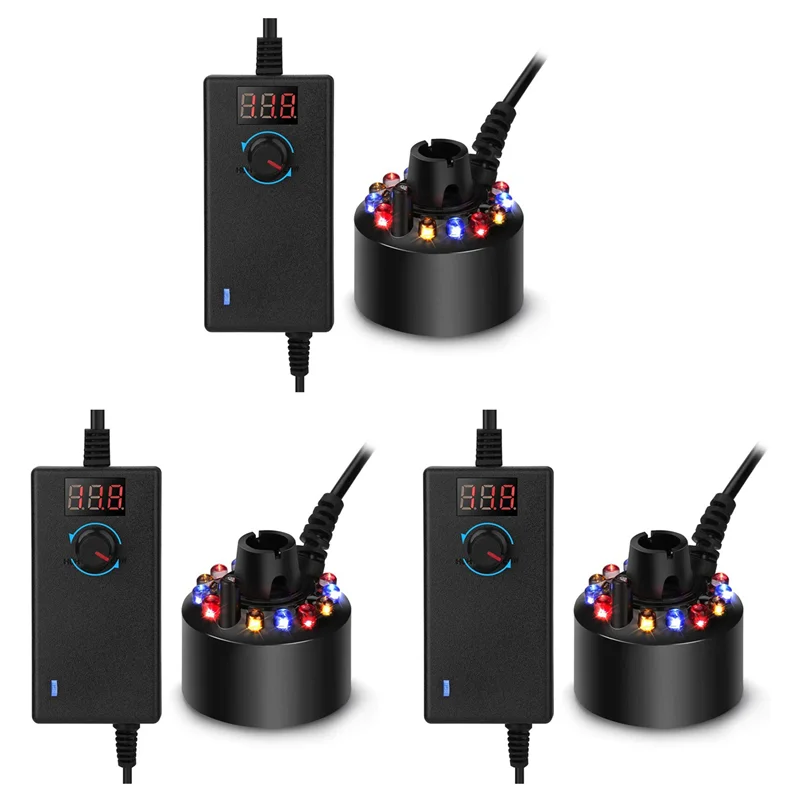 

FGGS-3X туманообразователь Fogger фонтан для воды пруд туман машина распылитель увлажнитель воздуха Хэллоуин дымовая машина черная вилка США