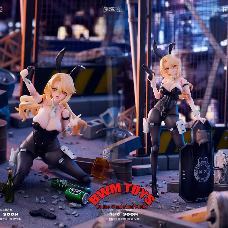 

In Stock Sushiworks 1/12 Female Soldier Rabbit Rapid Response Team Anime Shield bearer Elena 6'' Action Figure Doll Collection