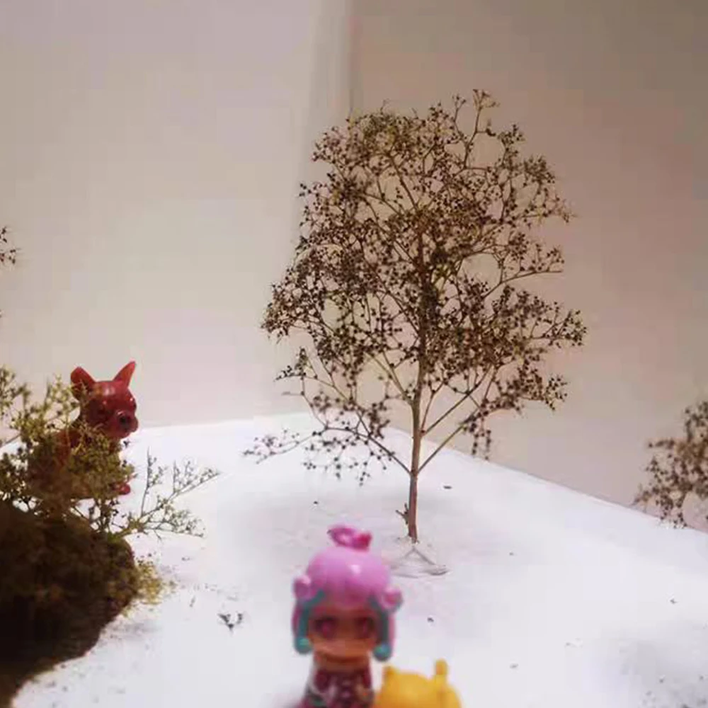 محاكاة العشب الجاف نموذج تشينوبوديوم أشجار الأرستاتوم بوش لطاولة الرمل HO العسكرية المناورات قطار السكك الحديدية المشهد 1 صندوق #6