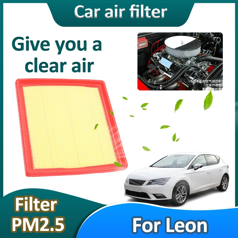 

For SEAT Leon 5F Mk3 Accessories 2013~2020 Car Air Filter Element Car Head Purification Fresh Air Cabin Purifier Car Accessories