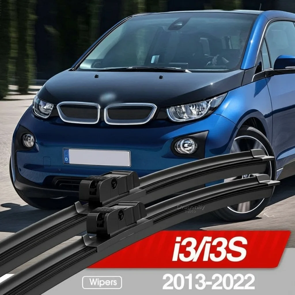 Für BMW i3 i3S 2013-2022 Frontscheibenwischerblätter 2 Stück Windschutzscheiben-Zubehör 2014 2015 2016 2018 2019 2020 2021