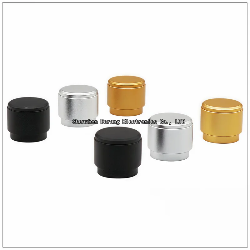 15×13MM all-aluminum sandblasted solid-core knob, potentiometer/encoder adjustment cap, electronic instrument equipment knob
