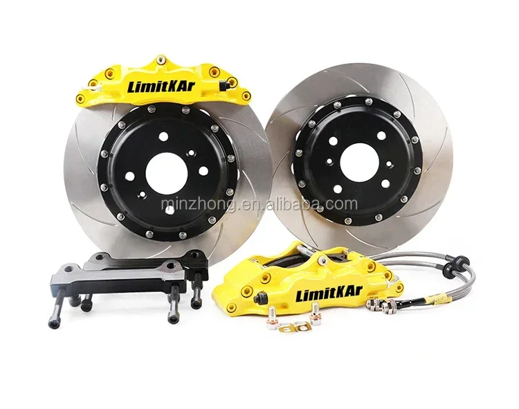 Universal Brake System For AP 5200 Racing 4 Pots Modified Big Brake Caliper 330mmx28mm Disk For 17 Inch Wheel For BMW E46