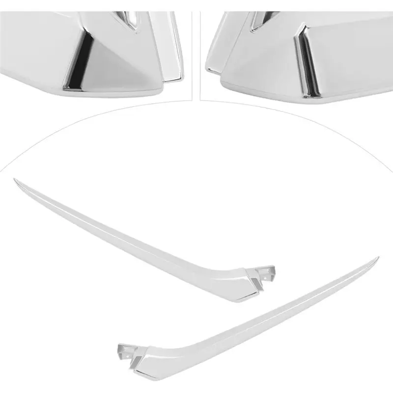 Headlight Molding Trim 33102-3A1-A01 33152-3A1-A01 For Honda CRV CR-V 2023 -2025 Front Headlight Molding Trim Replacement Chrome