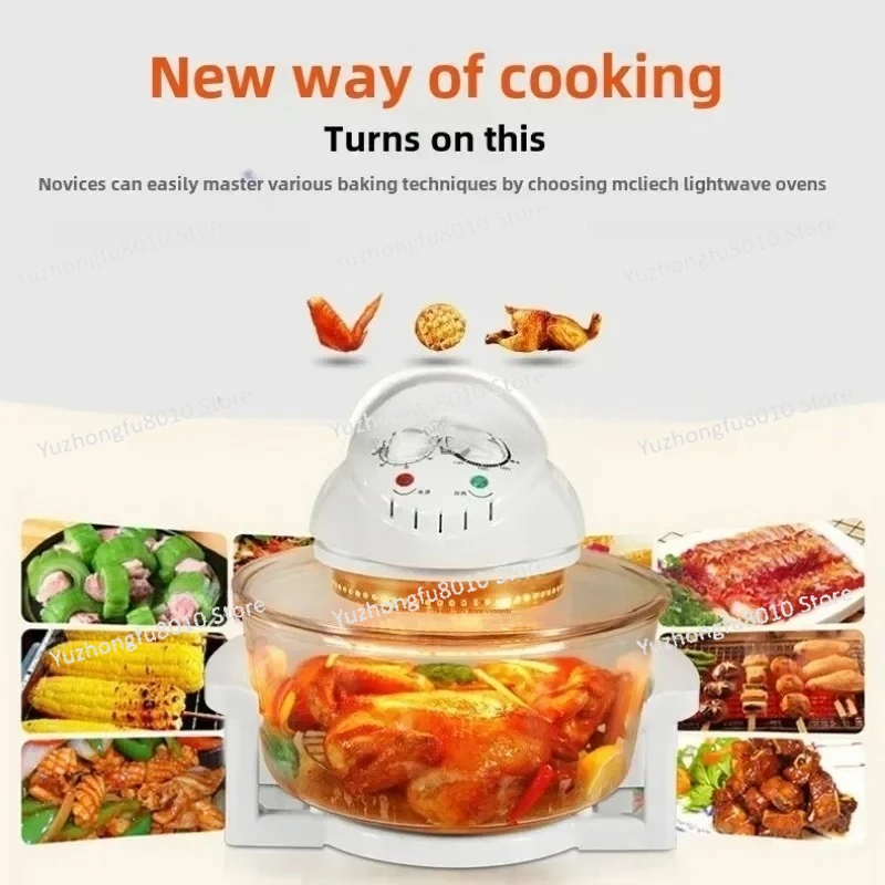 

Electric convection oven halogen healthy kitchen 12 liters accessories quality
