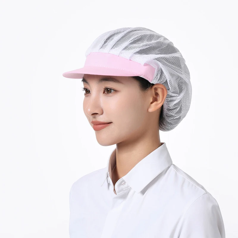 Chapéu de chef à prova de poeira, chapéu de catering para oficina, fábrica de alimentos, chapéu de trabalho para cantina