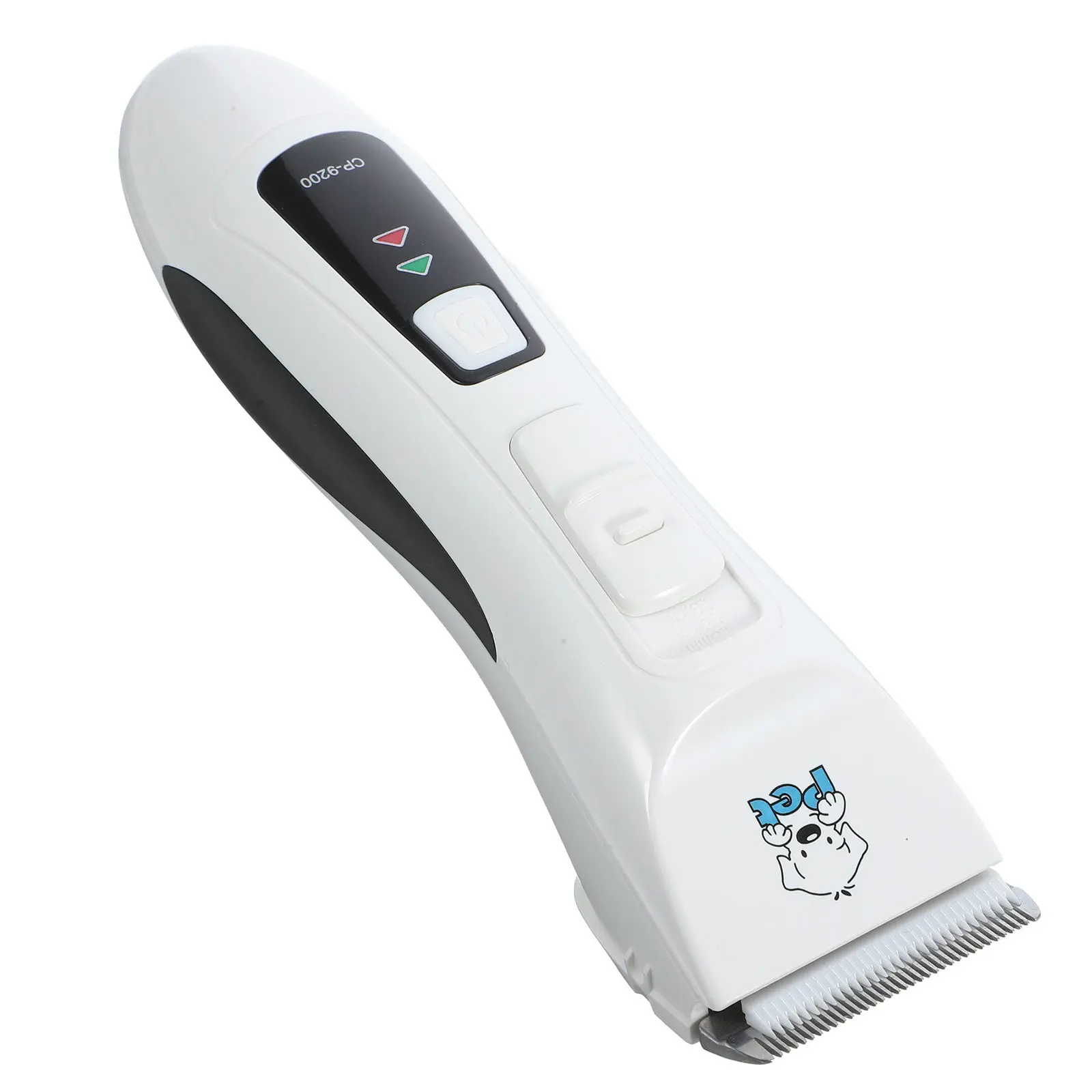 

USB Rechargeable Pet Hair Clipper Set with 4 Combs Low Vibration Dog Trimmer for Face Ears Buttocks Smooth Safe Cutting