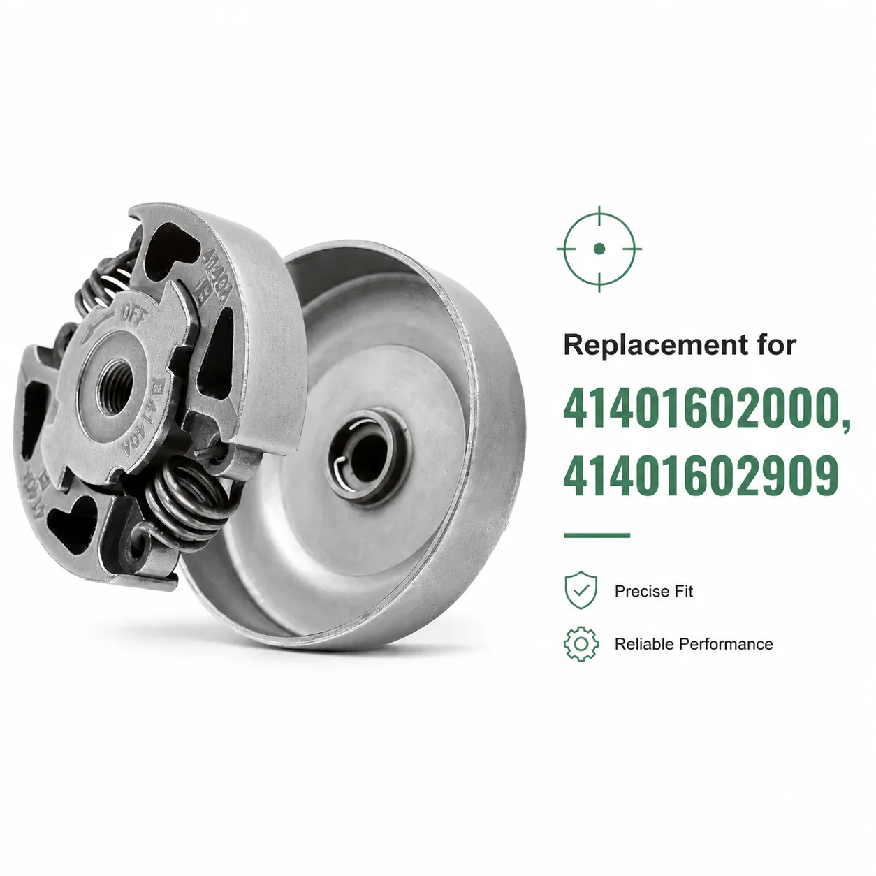 Clutch & Drum Kit For Stihl Fs45 Fs46 Fs50C Fs55 Fs56 Fs70 Hl45 Km55, Replaces 41401602000 41401602909, Trimmer Cutter Parts