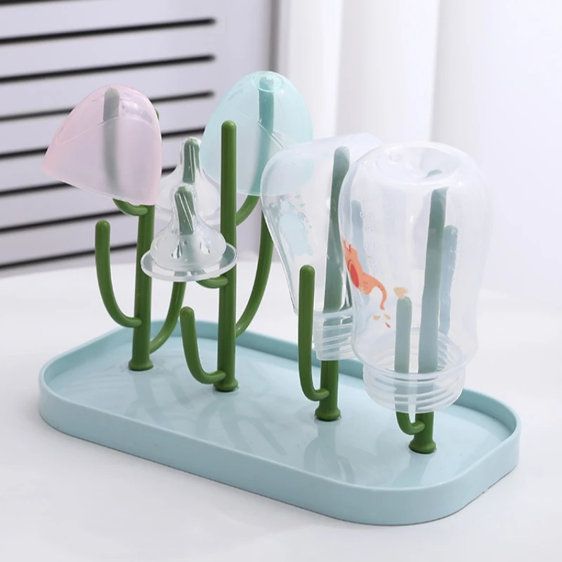 

Baby Feeding Bottles Holder Cup Drying Rack for Baby Milk Bottles Drain Rack Infant Dust-proof Bottle Storage Bebes Accessories