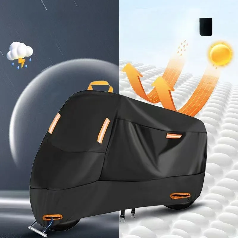 

190T чехол для мотоцикла и скутера, уличный солнцезащитный козырек, пылезащитный протектор для электрических велосипедов и мопедов