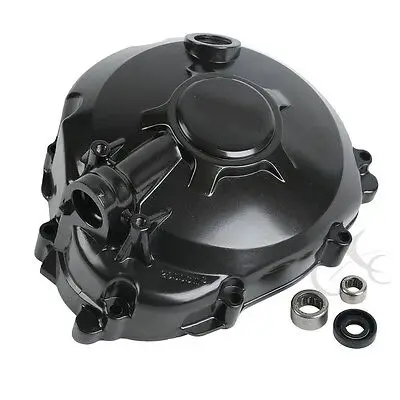 Motorcycle Black Right Engine Clutch Trigger Crank Case Cover For Yamaha YZF R1 2006 06 Aluminum