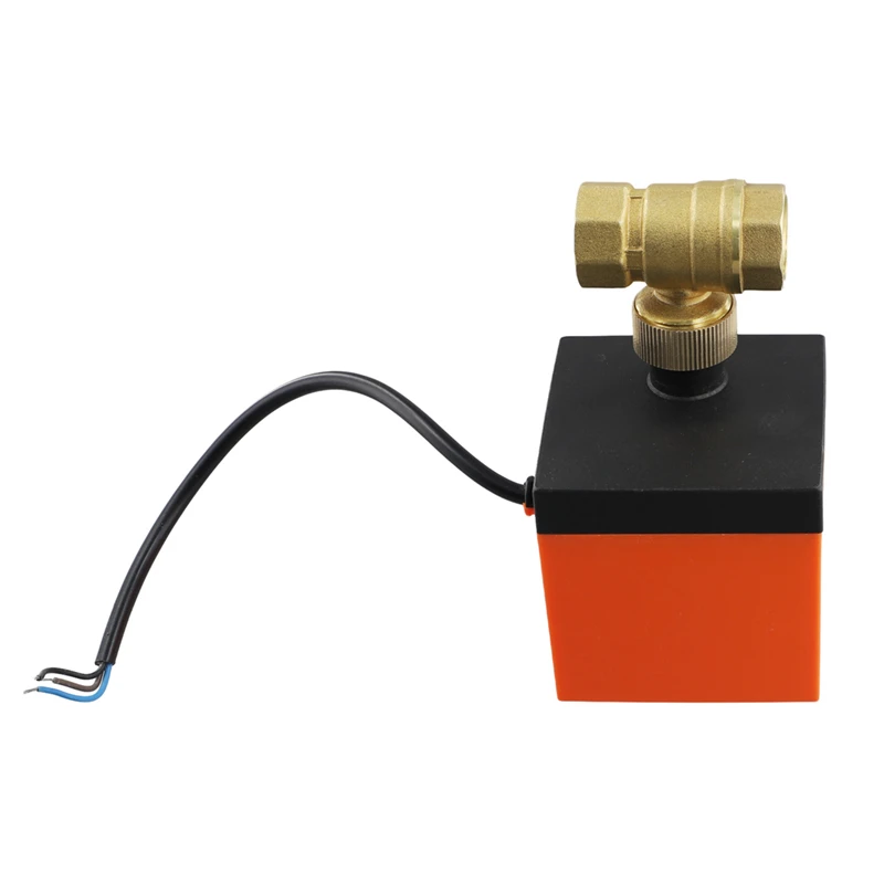 

AC 220V Brass Electric Thread Ball Valve 2-Way 3-Wire Solenoid Water Valve With Actuator DN15