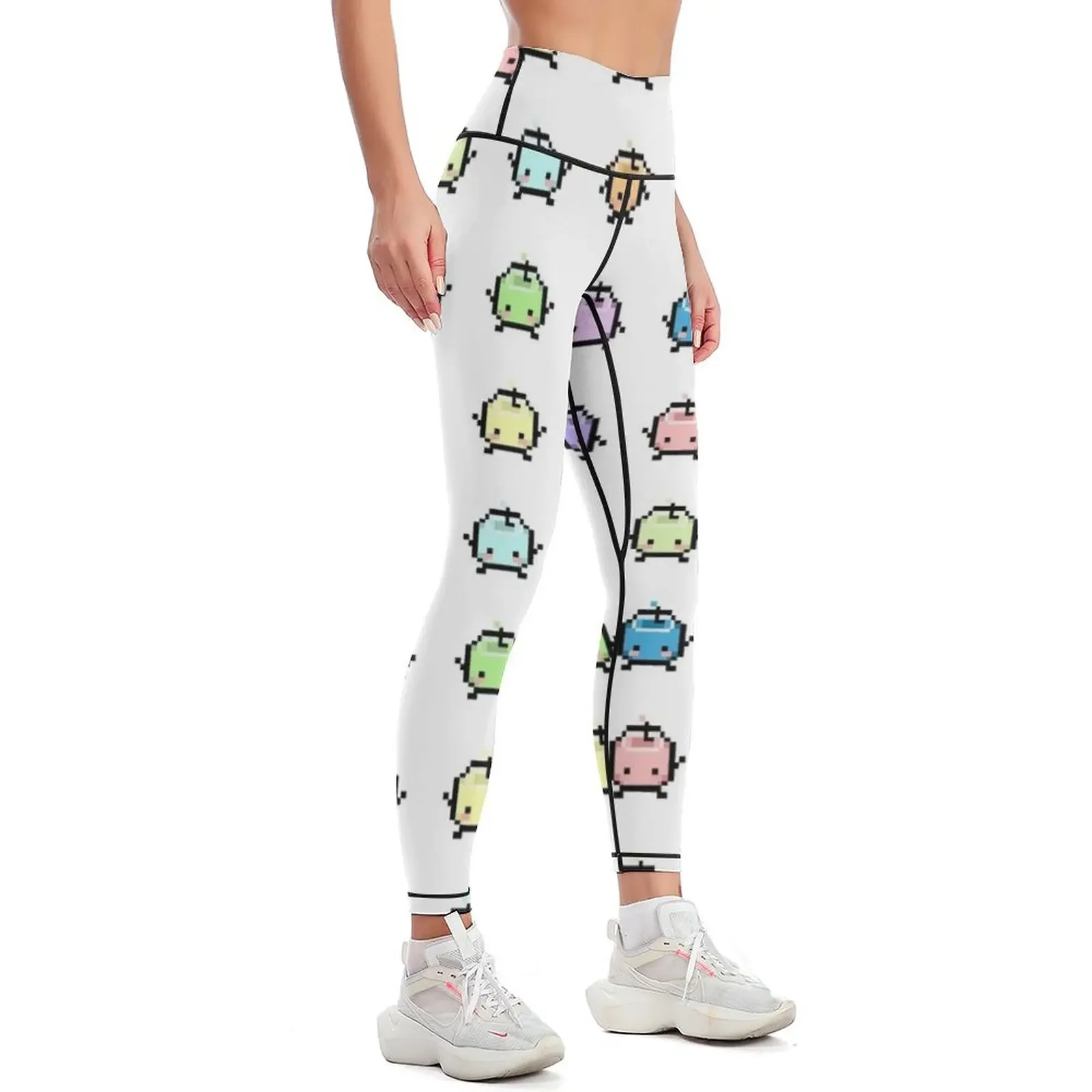 Stardew Valley Pastel Junimos Leggings workout shorts fitness set gym Womens Leggings