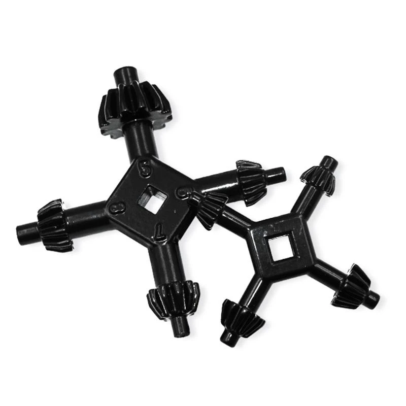 652F Multi function Drill Chuck Wrench 4 Sizes in 1 Key for Easy Drill Bit Replacement Suitable for Different Drilling Needs